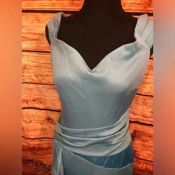 VENUS Women’s asymmetrical dress light blue - Picture 15 of 15